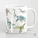 Mug original avec motif dinosaure, parfait pour les boissons chaudes