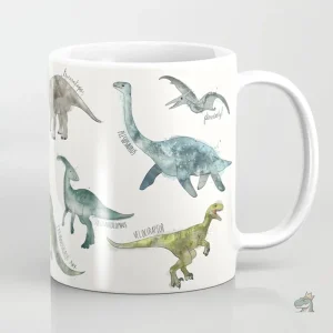 Mug original avec motif dinosaure, parfait pour les boissons chaudes