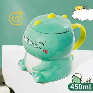 Tasse dinosaure Kawaii avec design 3D amusant