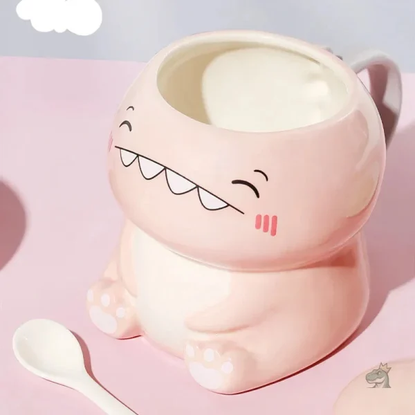 Mug dinosaure en 3D, parfait pour les fans de Kawaii