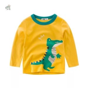 T-Shirt dinosaure pour enfant au design crocodile