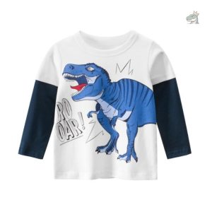 T-Shirt Dinosaure Manches Longues pour enfants