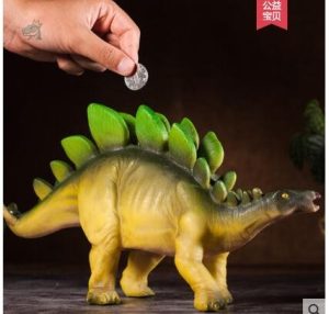 Économiseur de pièces en forme de T-rex créatif