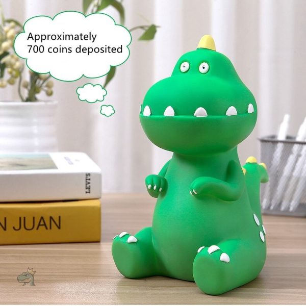 Tirelire en forme de dinosaure pour les petits