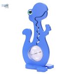 Grande tirelire en forme de dinosaure coloré