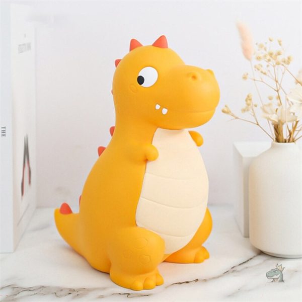 Accessoire ludique : tirelire dinosaure pour apprendre à épargner