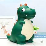 Objet décoratif et pratique : tirelire dinosaure pour chambre d'enfant