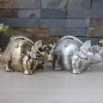 Tirelire dinosaure en zinc coloré