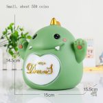 Économiseur d'argent dinosaure kawaii pour collection