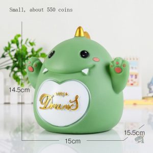 Économiseur d'argent dinosaure kawaii pour collection
