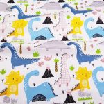 Accessoires dinosaure en tissu, motifs de petits dinosaures
