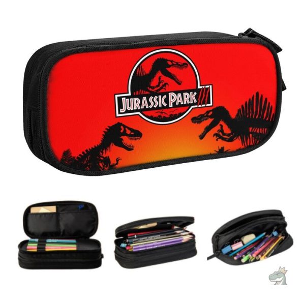 trousse-2-compartiments-dinosaure-1 Trousse Jurassic Park pour les fans de dinosaures