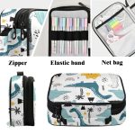 Trousse dinosaure compacte pour les accessoires de bain