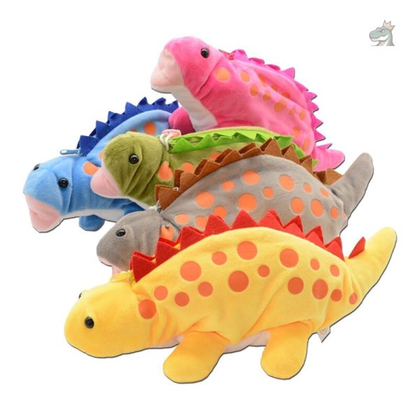 trousse en peluche dinosaure, un compagnon scolaire