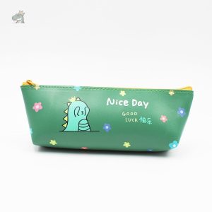 Trousse avec motif dinosaure coloré