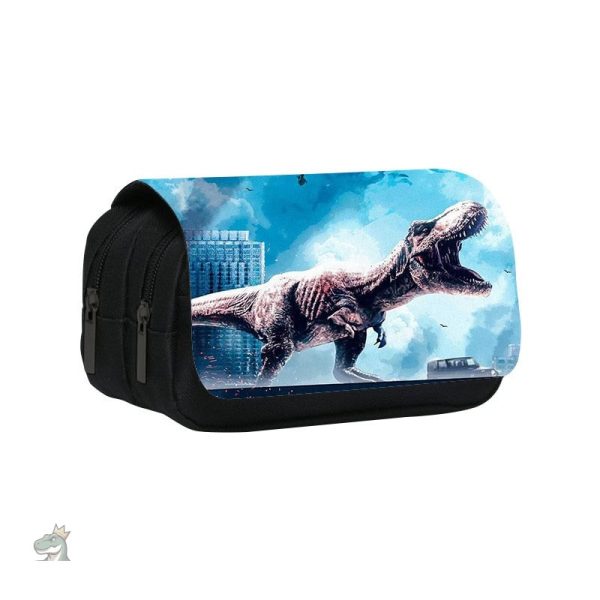 Trousse pour fournitures scolaires dinosaure
