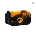 Trousse colorée sur le thème des dinosaures