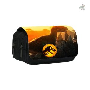 Trousse colorée sur le thème des dinosaures