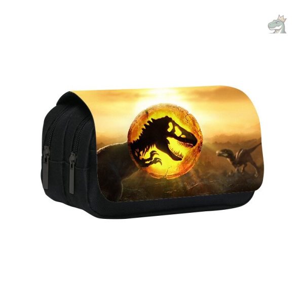 Trousse dinosaure pour ranger les fournitures