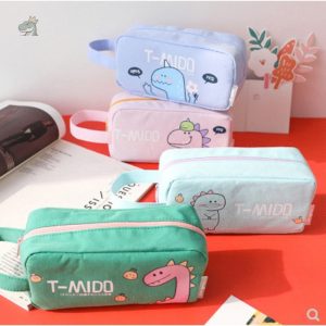 Trousse scolaire dinosaure pour fille