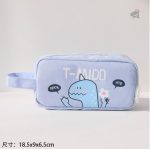 Trousse dinosaure colorée pour les fournitures scolaires
