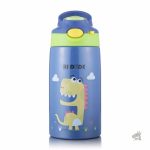 Motif dinosaure mignon sur gourde pour les sorties
