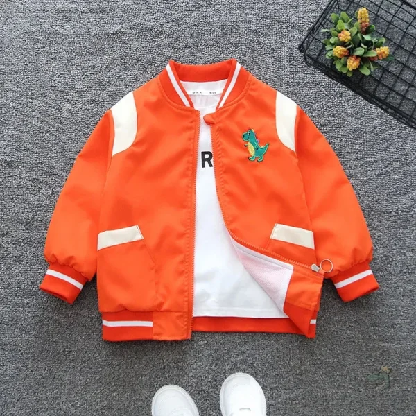 Veste d'extérieur pour petits fans de dinosaures