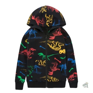 Veste dinosaure imprimée pour enfants