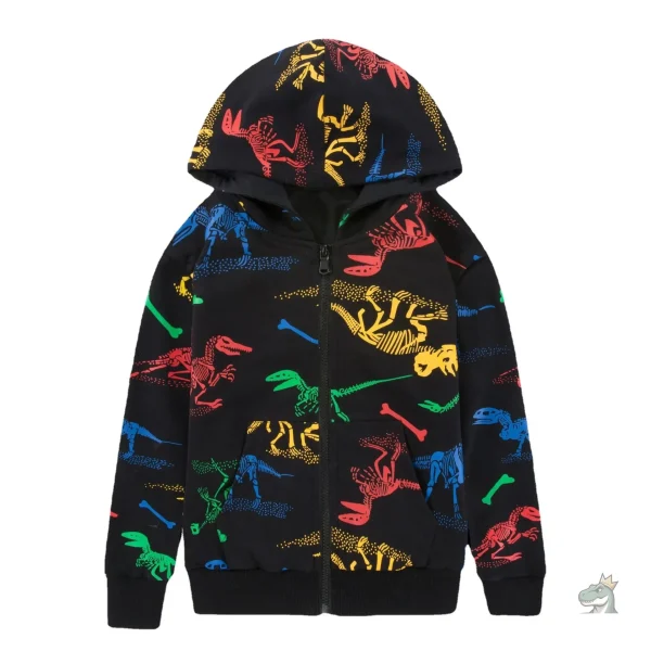 veste-imprime-dinosaure-1 Veste dinosaure imprimée pour enfants
