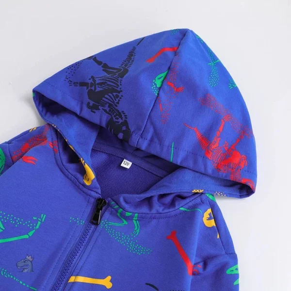 Veste à motifs de dinosaures pour petits