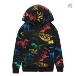Veste légère avec illustration de dinosaure