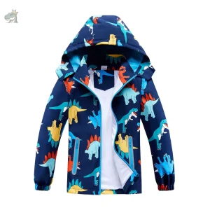Veste polaire dinosaure pour enfants
