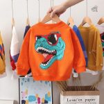 Sweat à motif dinosaure pour enfants
