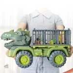 Camion jouet avec thème préhistorique