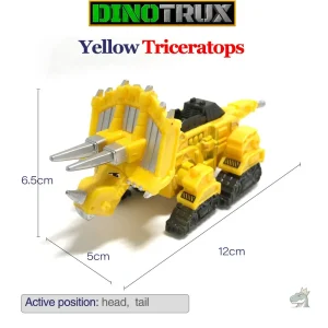 Voiture dinosaure Triceratops en version miniature