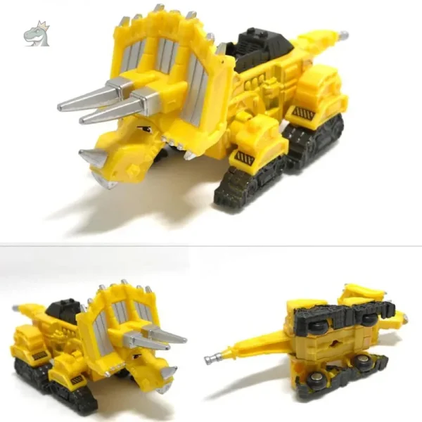 Voiture dinosaure Triceratops, design coloré et ludique